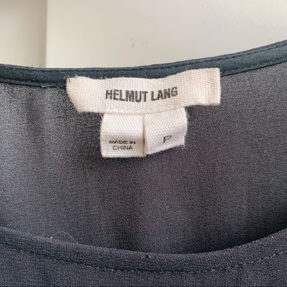 Helmet Lang oversized poly top - Picture 4 of 7